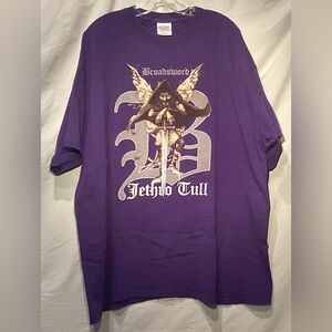 Port and Company Purple Jethro Tull Broadsword Concert Tee